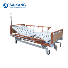Camas pacientes manuales del hospital barato SK041-1 con la altura ajustable para la venta